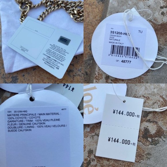 SOLD Chloé Georgia Fur Crossbody Flap Bag NWT - Picture 9 of 9